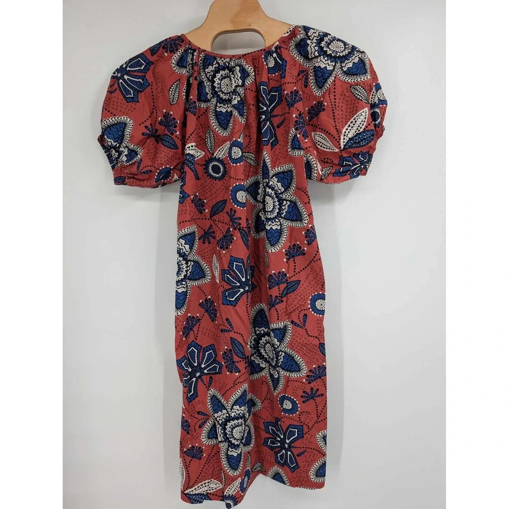 Sundry‎ Women's Puff Sleeve Boho Floral Print Dress Multicolor Size 2